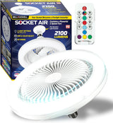 Bell + Howell Socket Air LED Color Changing Fan Light - White-080313023088-LR-357272-1-LR eShop