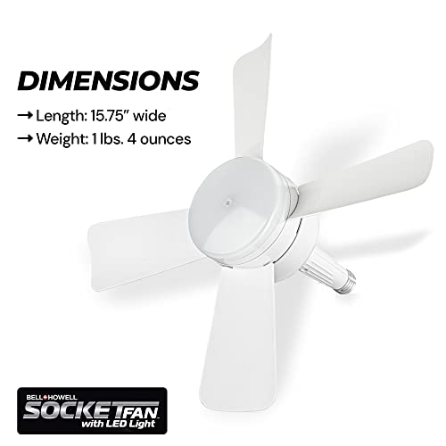 Bell + Howell Socket FanLight - White-080313085635-LR-352836-5-LR eShop