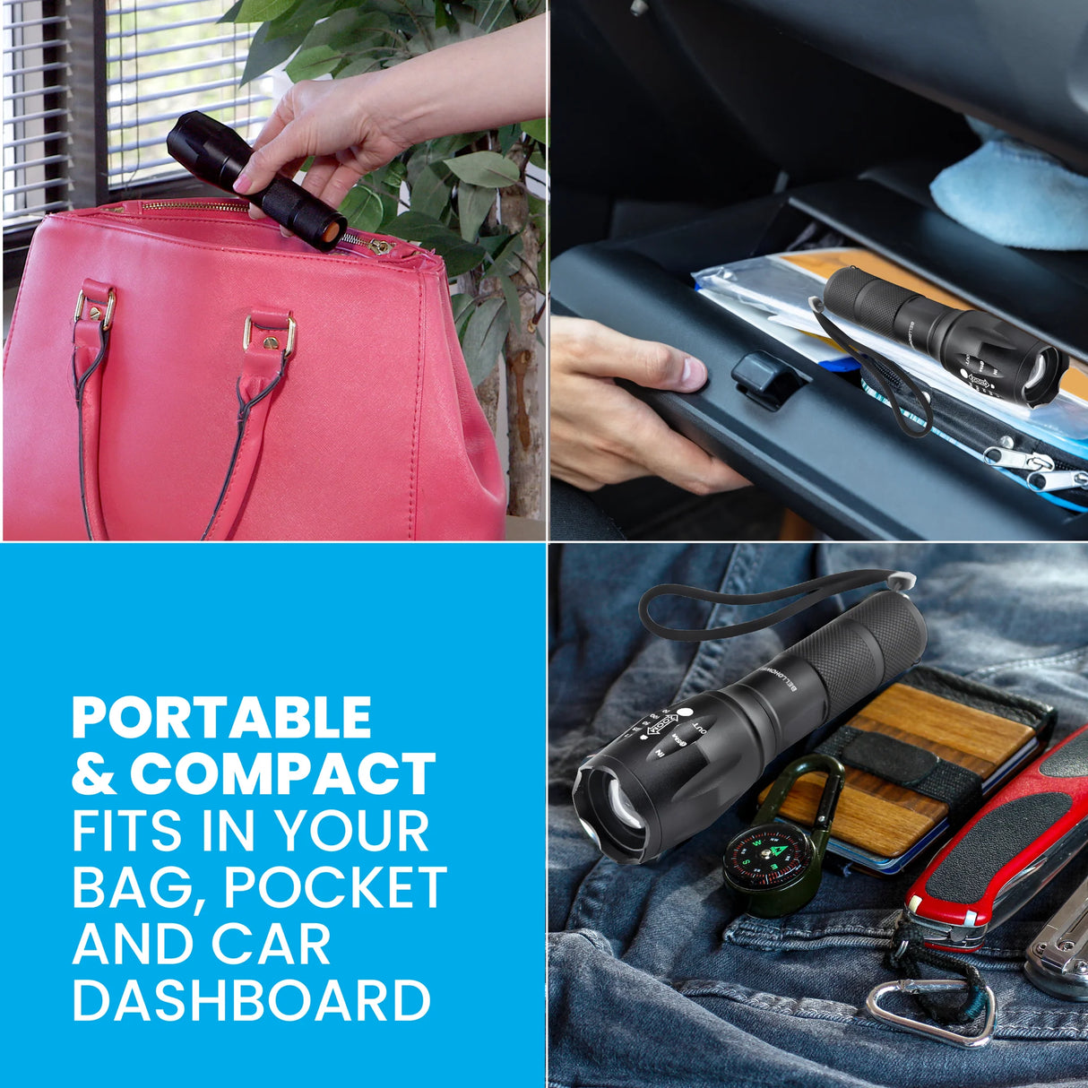 Bell + Howell TacLight High Performance Flashlight, 3 count-080313070006-LR-340931-9-LR eShop