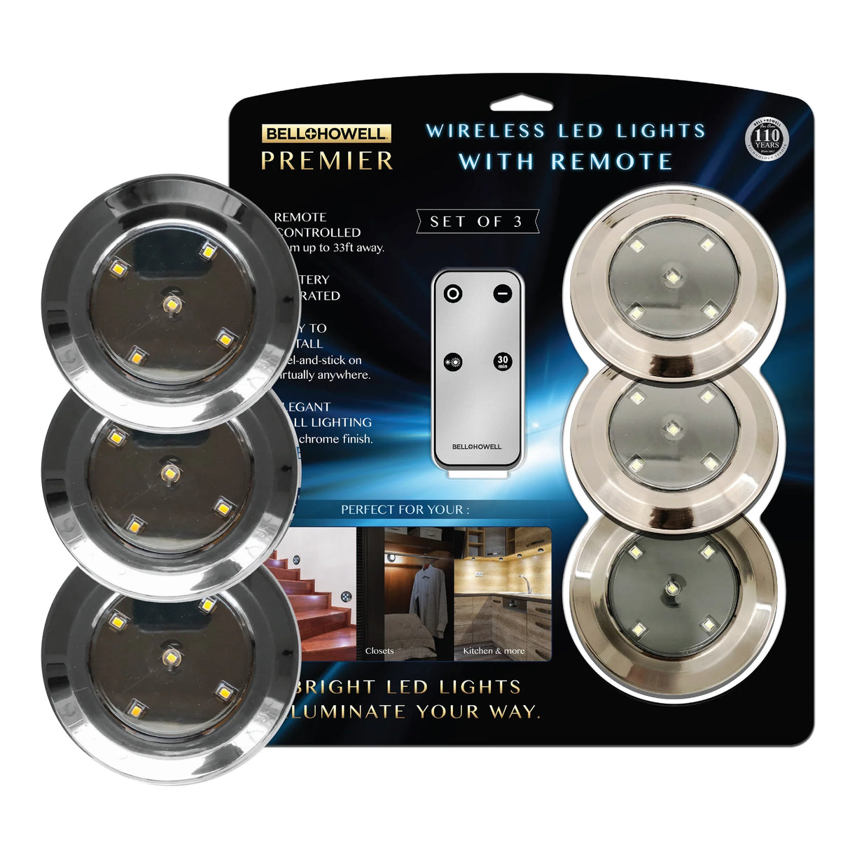 Bell + Howell Wireless LED Night Light, 3 count-080313026898-LR-346044-1-LR eShop
