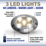 Bell + Howell Wireless LED Night Light, 3 count-080313026898-LR-346044-3-LR eShop