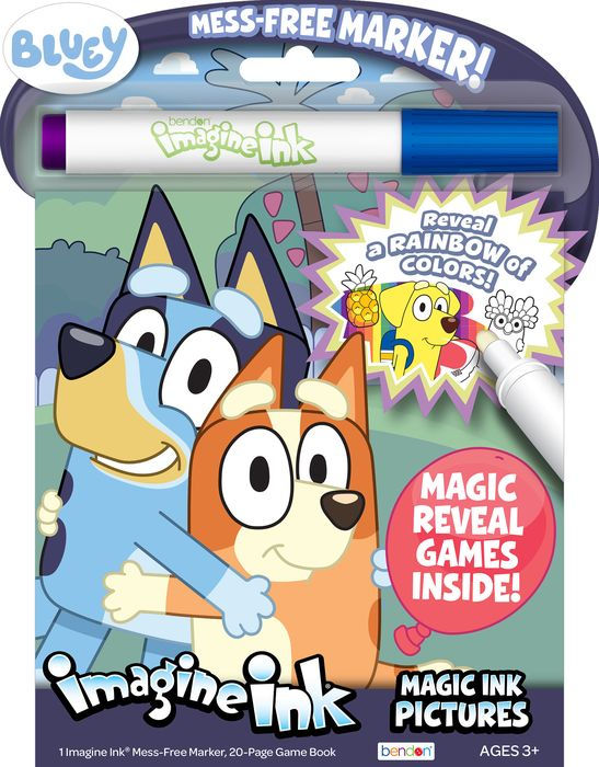 Bendon Imagine Ink Magic Ink Coloring Book - Bluey-9781690245254-LR-358035-1-LR eShop