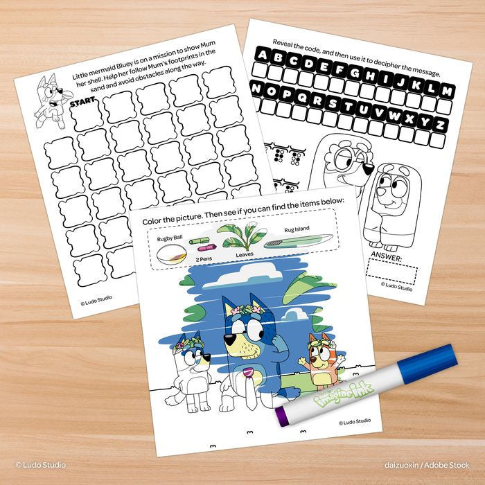 Bendon Imagine Ink Magic Ink Coloring Book - Bluey-9781690245254-LR-358035-3-LR eShop