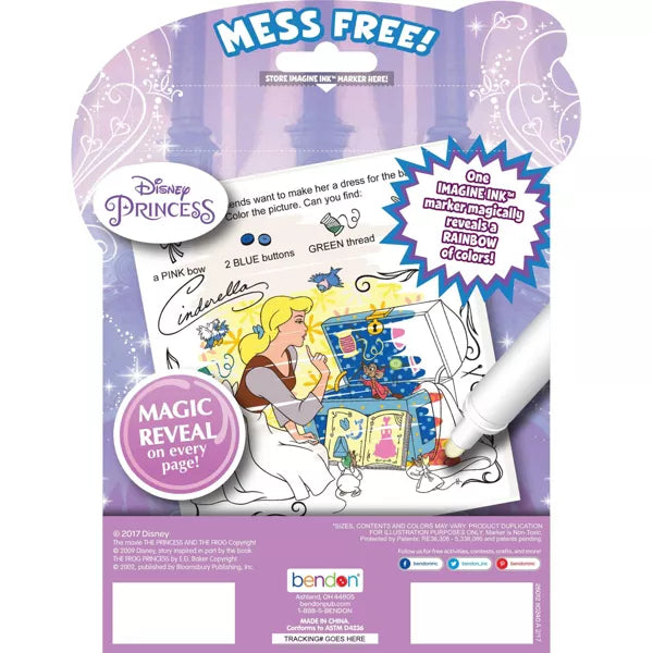 Bendon Imagine Ink Magic Ink Girls Coloring Book - Assorted-805219615454-LR-358034-4-LR eShop