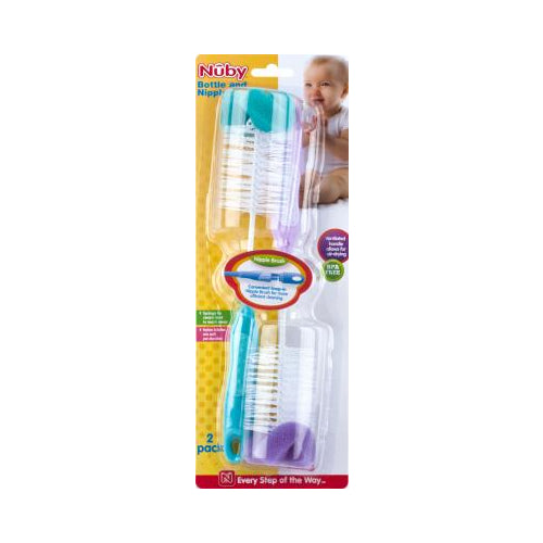 BOTTLE & NIPPLE BRUSH 2PK