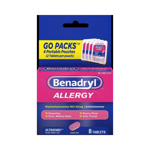 BENADRYL ULTRATABS GO PACK