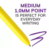 BiC 4 Color Retractable Ballpoint Pen - Assorted Ink, 3 Count-070330533370-LR-340225-4-LR eShop