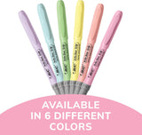 BiC Brite Liner Grip Pocket Highlighter - Assorted Pastels, 6 count-070330364110-LR-336912-3-LR eShop