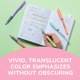 BiC Brite Liner Grip Pocket Highlighter - Assorted Pastels, 6 count-070330364110-LR-336912-5-LR eShop