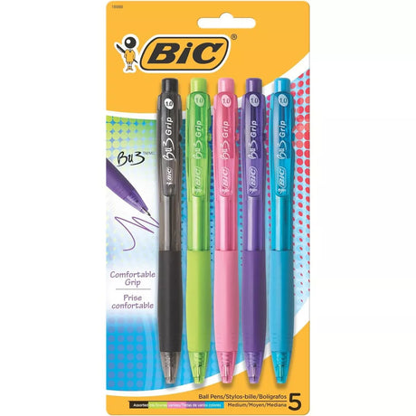 BiC Colored Retractable Ballpoint Pen - Assorted Colors, 5 count-070330189881-LR-277834-1-LR eShop
