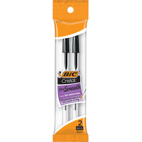 BiC Cristal Xtra Smooth Ballpoint Pen - Black, 2 count-070330902831-LR-27425-1-LR eShop