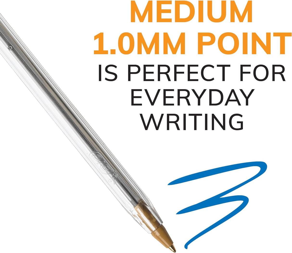 BiC Cristal Xtra Smooth Ballpoint Pen - Blue, 2 count-070330902824-LR-27391-3-LR eShop