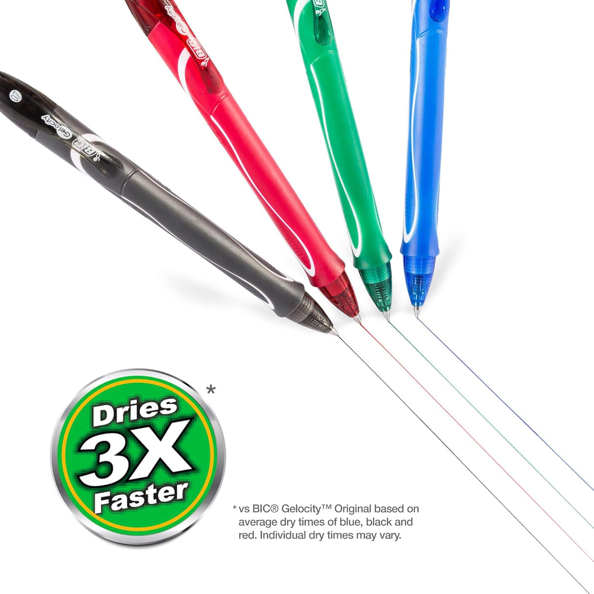 BiC Gel-ocity Retractable Pen - Blue, 2 count-070330355675-LR-342540-3-LR eShop