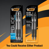 BiC Glide Retractable Ballpoint Pen - Black, 2 pack-070330186279-LR-218775-4-LR eShop