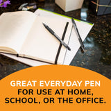 BiC Glide Retractable Ballpoint Pen - Black, 2 pack-070330186279-LR-218775-7-LR eShop