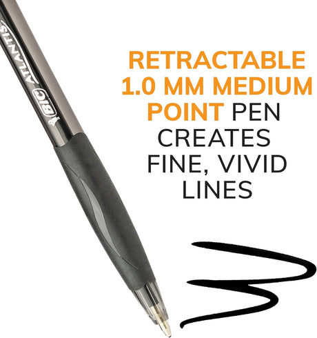 BiC Glide Retractable Ballpoint Pen - Blue, 2 pack-070330143661-LR-135773-2-LR eShop