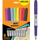 BiC Intensity Fine Point Permanent Markers - Assorted, 8 count-070330326163-LR-179755-1-LR eShop