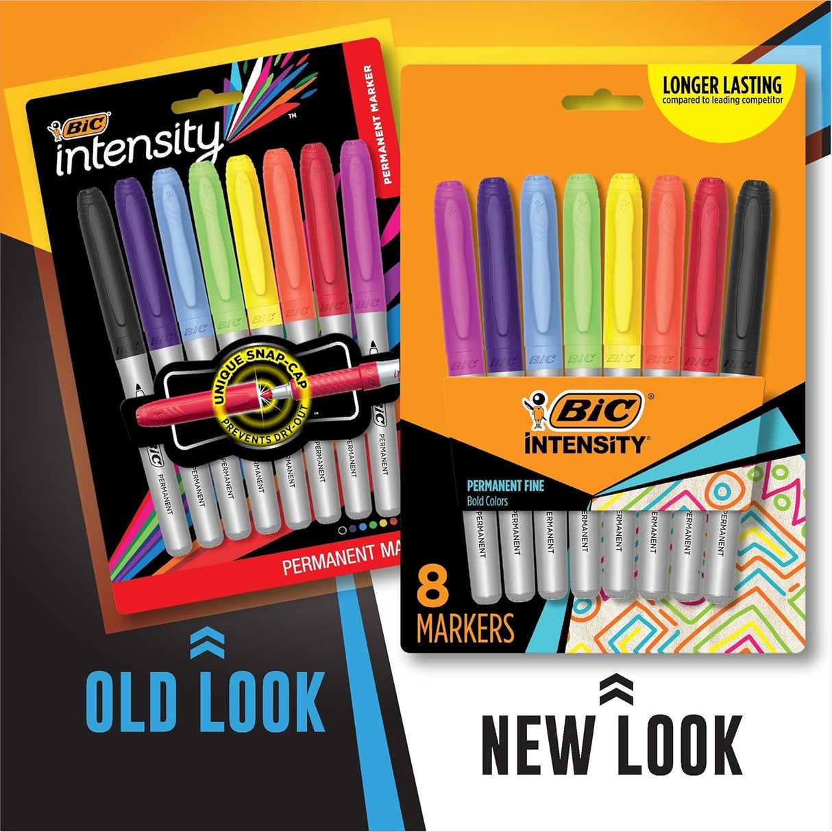 BiC Intensity Fine Point Permanent Markers - Assorted, 8 count-070330326163-LR-179755-4-LR eShop