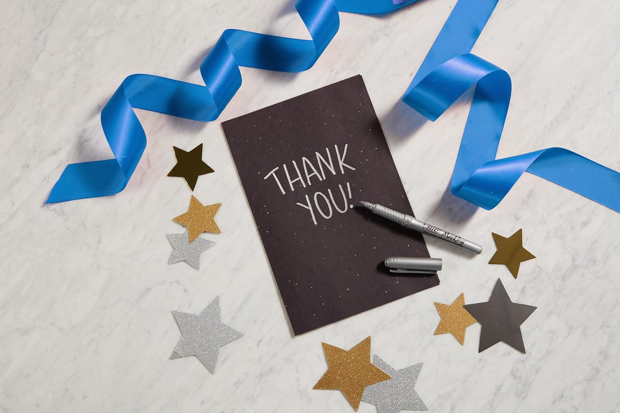 BiC Intensity Fine Point Permanent Markers - Assorted Metallics, 8 count-070330348578-LR-349274-6-LR eShop