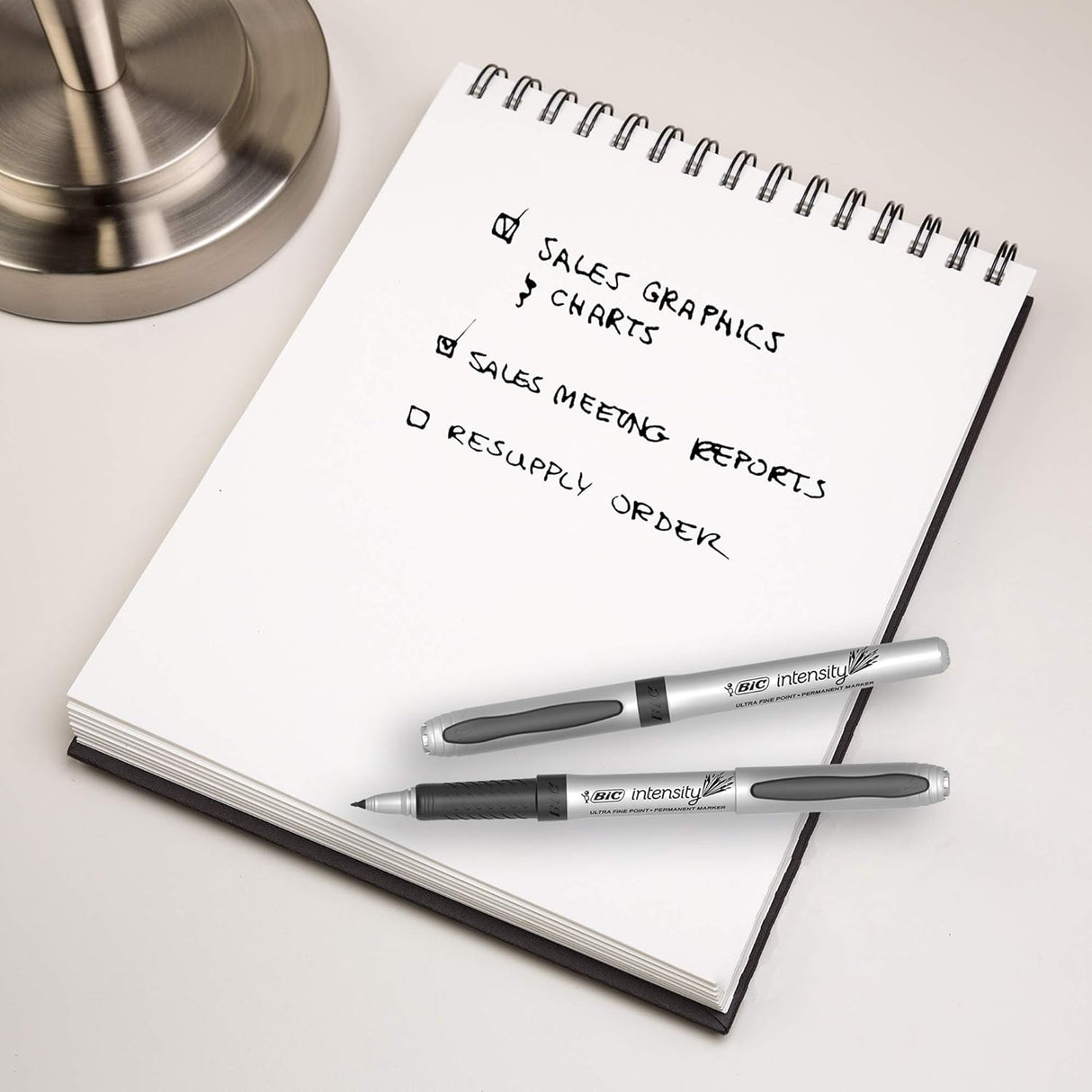 BiC Intensity Fine Point Permanent Markers - Black, 2 count-070330315273-LR-185425-4-LR eShop