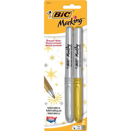 BiC Intensity Fine Point Permanent Markers - Metallics, 2 count-070330345539-LR-354331-1-LR eShop