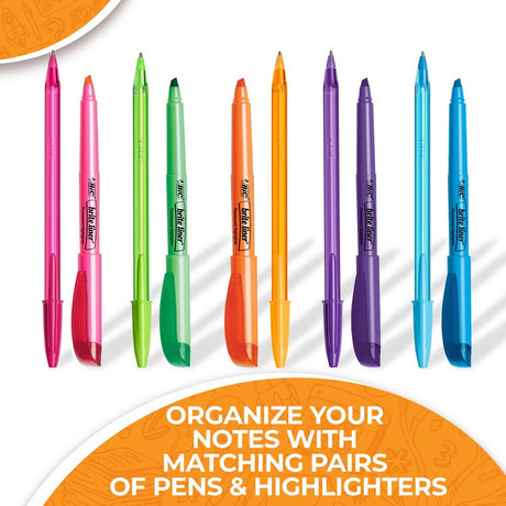BiC Plan It Pens and Highlighters Set - Assorted Colors, 10 count-070330376991-LR-349396-2-LR eShop