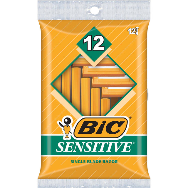 BiC Sensitive Men's Disposable Razors, 12 count-070330708419-LR-129626-1-LR eShop