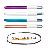 BiC Shine 4 Color Retractable Ballpoint Pen, 3 count-070330381001-LR-354332-2-LR eShop