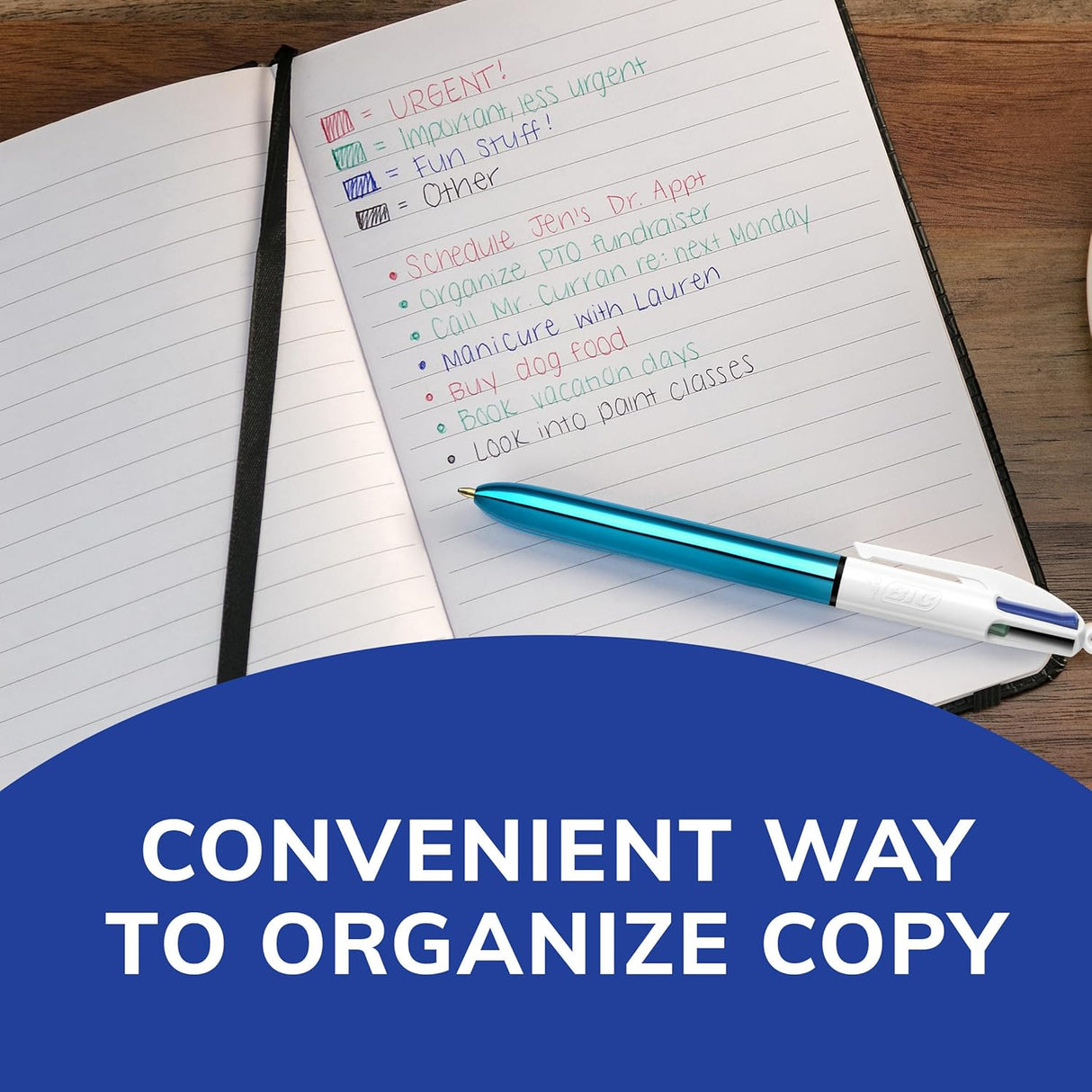 BiC Smooth 4 Color Retractable Ballpoint Pen-070330385153-LR-358623-4-LR eShop