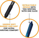 BiC Soft Feel Retractable Ballpoint Pens - Black, 5 count-070330177154-LR-349269-7-LR eShop