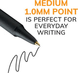 BiC Soft Feel Retractable Ballpoint Pens - Black, 6 count-070330388581-LR-358625-2-LR eShop