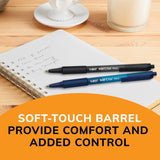 BiC Soft Feel Retractable Ballpoint Pens - Black, 6 count-070330388581-LR-358625-3-LR eShop
