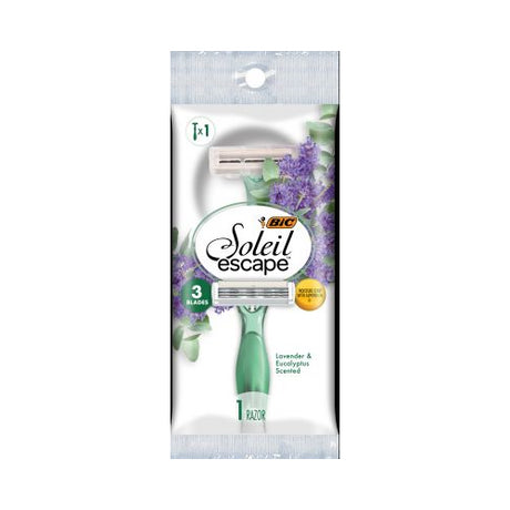BiC Soleil Escape Scented Women's Disposable Razors with 3 Blades - Lavender & Eucalyptus-070330749931-LR-351308-1-LR eShop
