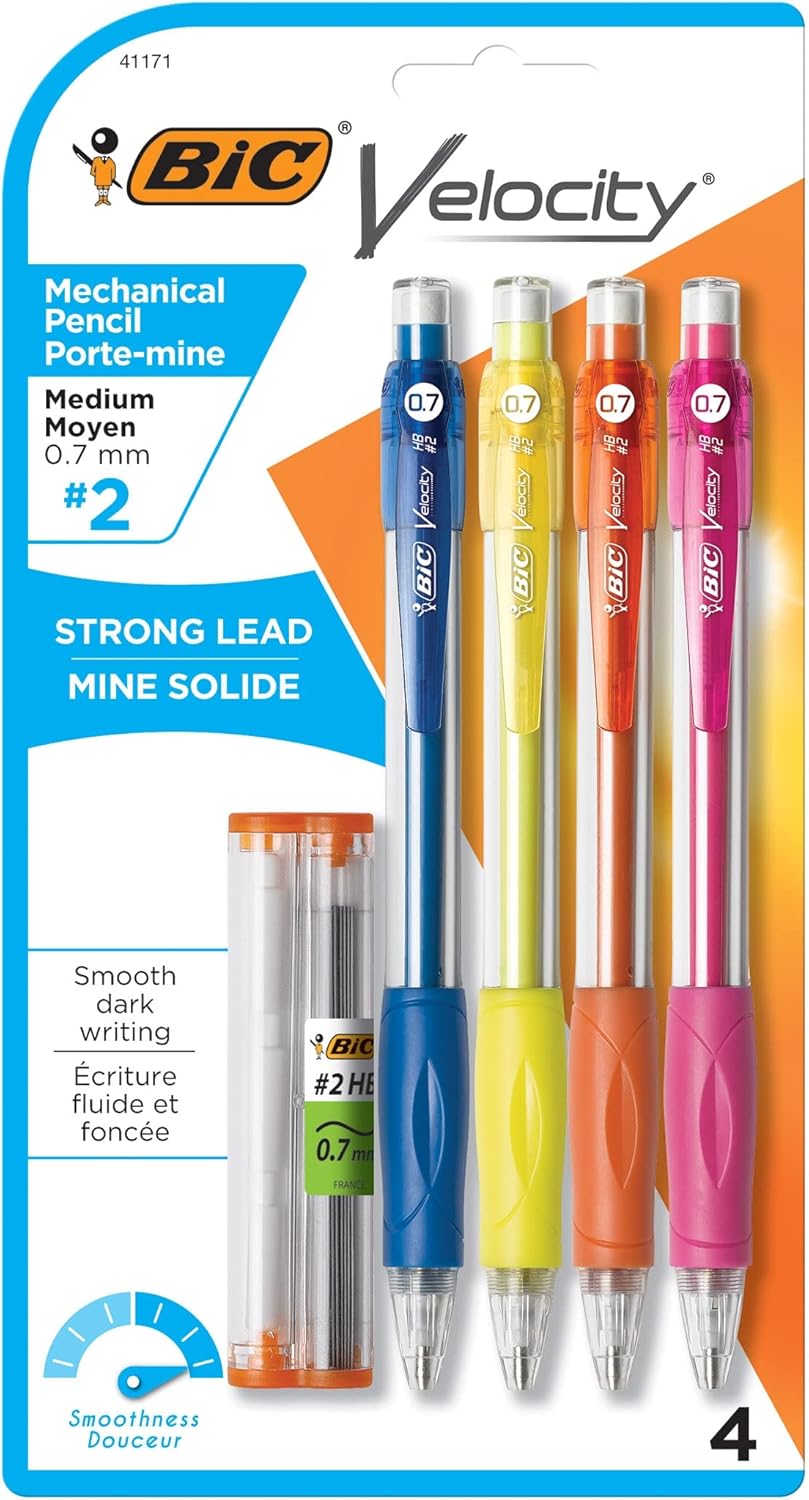 BiC Velocity Mechanical Pencil, 4 count-070330411715-LR-358518-1-LR eShop
