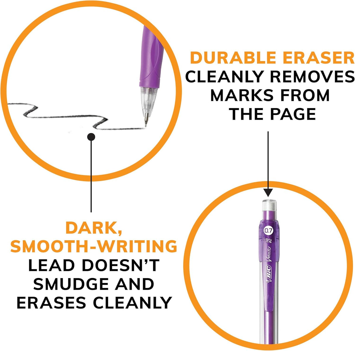 BiC Velocity Mechanical Pencil, 4 count-070330411715-LR-358518-4-LR eShop