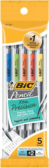 BiC Xtra Precision Fine Point Mechanical Pencil, 5 count-070330911871-LR-202952-1-LR eShop