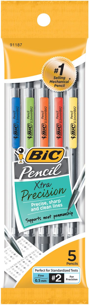 BiC Xtra Precision Fine Point Mechanical Pencil, 5 count-070330911871-LR-202952-1-LR eShop