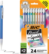 BiC Xtra Sparkle Mechanical Pencil With Shimmer Barrels, 24 count-070330406964-LR-358626-1-LR eShop