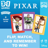 Bicycle Disney and Pixar 3-in-1 Card Games - Old Maid, Go Fish & Memory-073854099414-LR-362602-8-LR eShop
