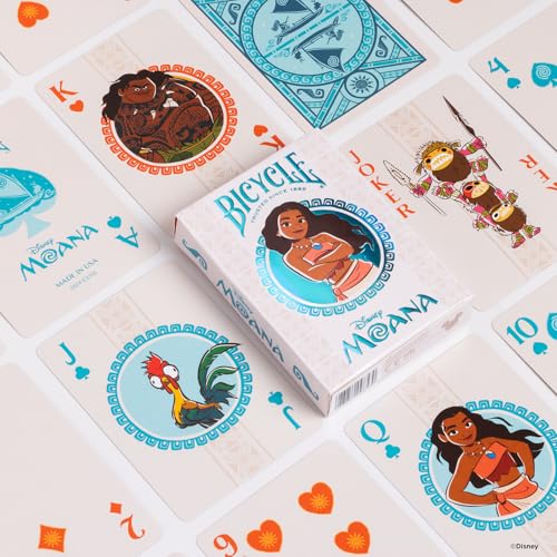 Bicycle Disney Moana Playing Cards Set of Two Clip Strips, 24 packs-07385409853-LR-359334-5-LR eShop
