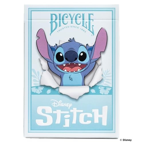 Bicycle Disney Stitch Playing Cards Set of Two Clip Strips, 24 packs-07385409719-LR-359335-1-LR eShop