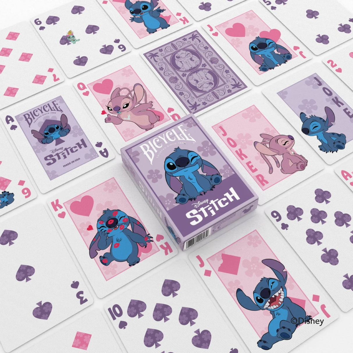 Bicycle Disney Stitch Purple Playing Cards-073854099582-LR-362605-3-LR eShop