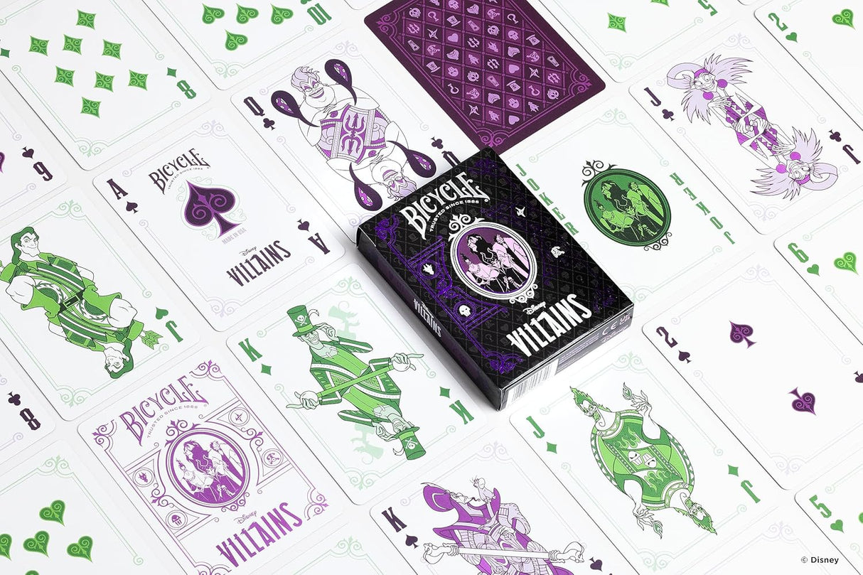 Bicycle Disney Villains Standard Playing Cards - Assorted Colors-073854095829-LR-354416-5-LR eShop