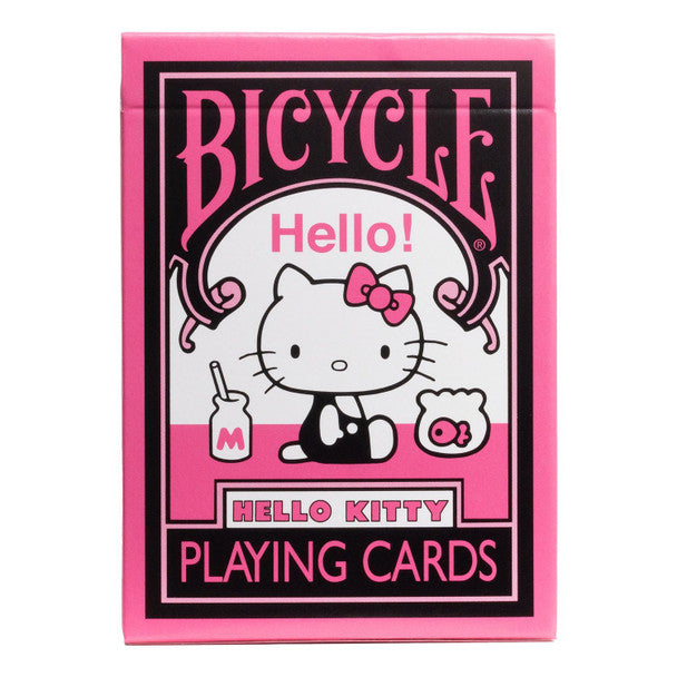 Bicycle Hello Kitty Black & Pink Playing Cards-073854098561-LR-362600-1-LR eShop