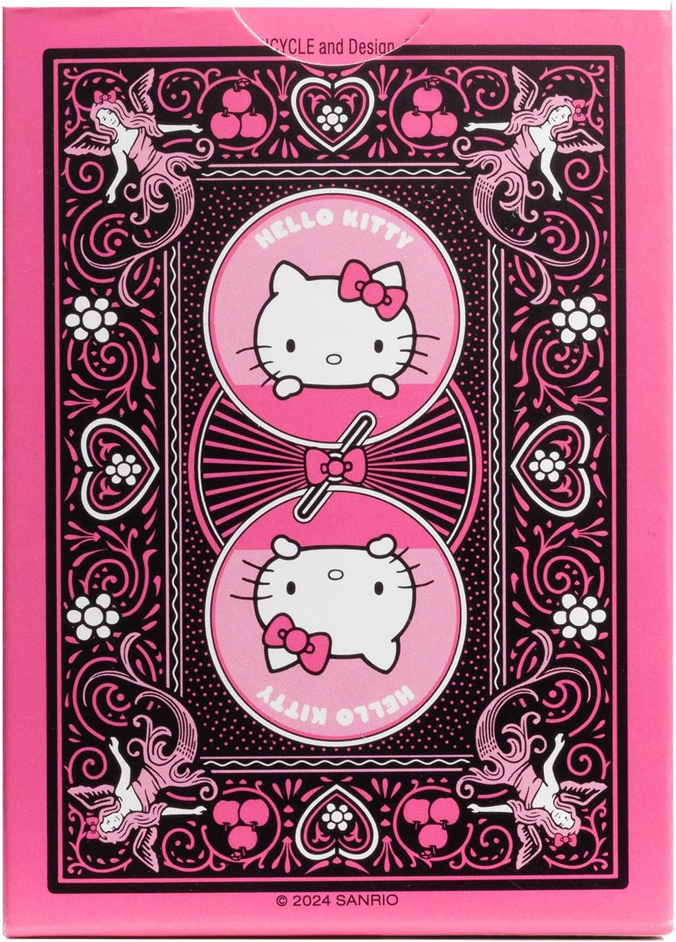 Bicycle Hello Kitty Black & Pink Playing Cards-073854098561-LR-362600-2-LR eShop