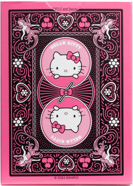 Bicycle Hello Kitty Black & Pink Playing Cards-073854098561-LR-362600-2-LR eShop