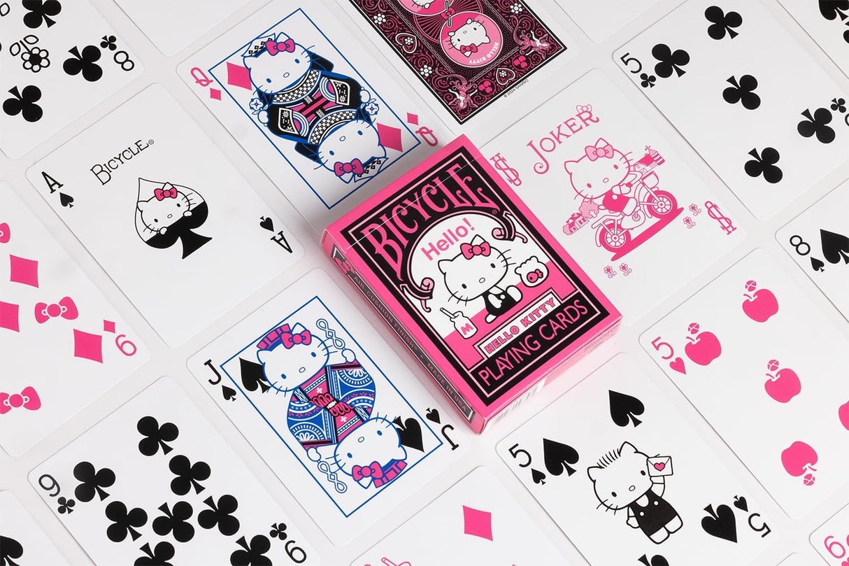 Bicycle Hello Kitty Black & Pink Playing Cards-073854098561-LR-362600-3-LR eShop