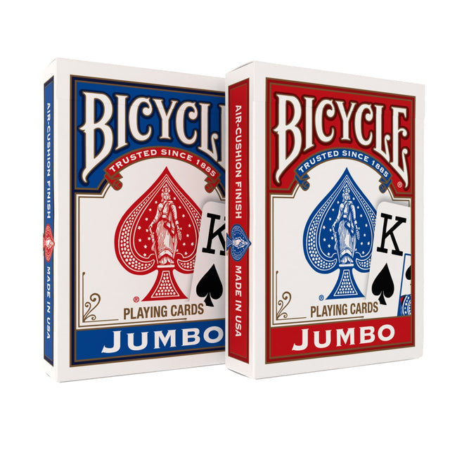 Bicycle Jumbo Face Standard Playing Cards - Assorted Colors-073854000885-LR-146502-1-LR eShop