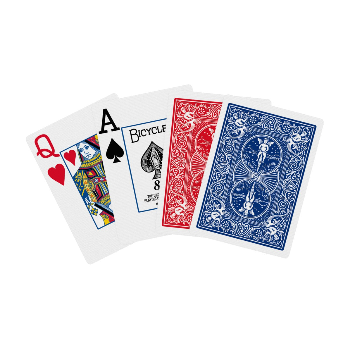 Bicycle Jumbo Face Standard Playing Cards - Assorted Colors-073854000885-LR-146502-2-LR eShop