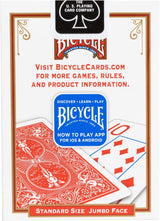 Bicycle Jumbo Face Standard Playing Cards - Assorted Colors-073854000885-LR-146502-3-LR eShop